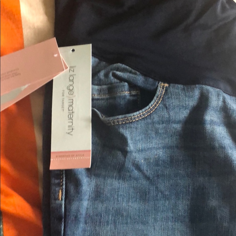 Liz Lange maternity jeans size 10